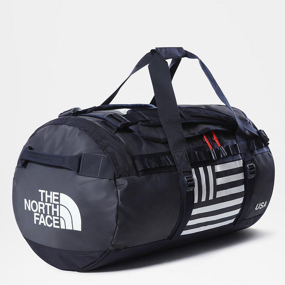 The North Face International Collection Base Camp Ανδρικα Τσάντα Duffel - Σκουρο Μπλε / Ασπρα (DJQE8